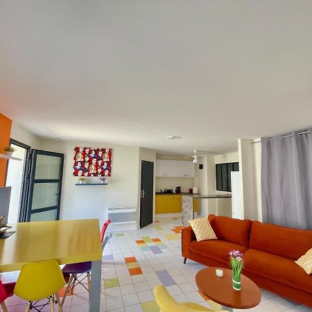 Appart Pop-Art Proche Autoroute, Plages Et Attractions, Wifi - Tv, Deco Stylee, Calme Bessan Luaran gambar